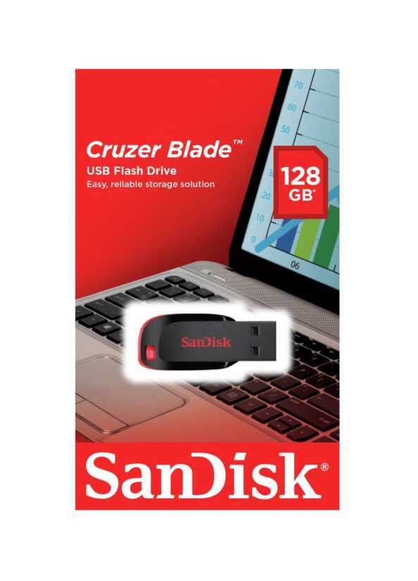 Flash SanDisk Cruzer Blade 128GB